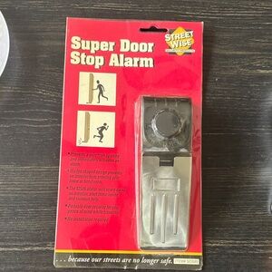 Silver Door Stop Alarm